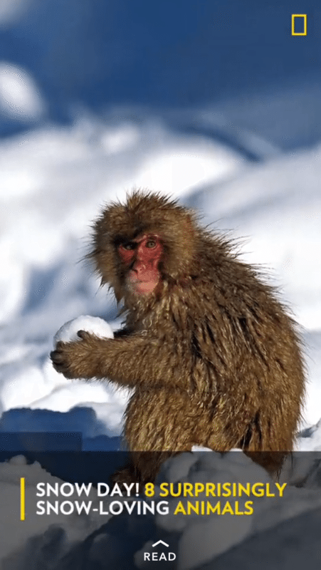 Snapchat example Snapchat example