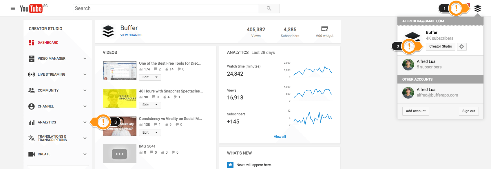 YouTube Analytics YouTube Analytics