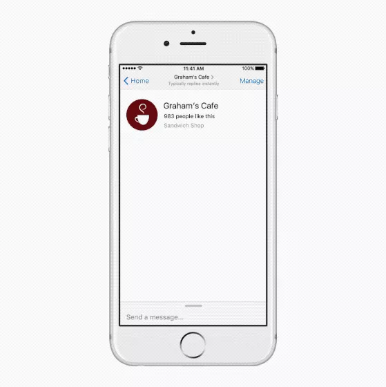 Facebook Messenger Smart Replies