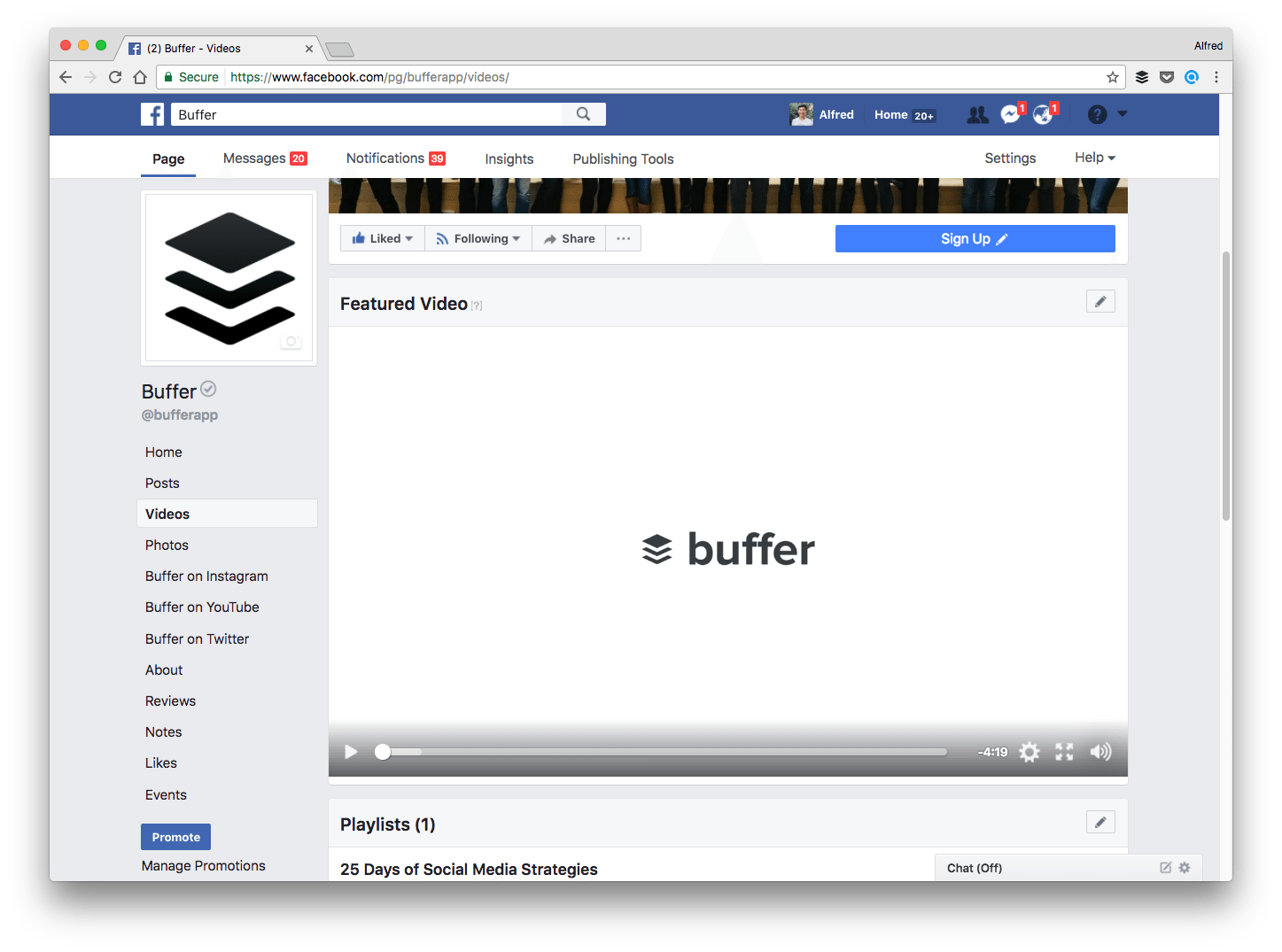 Buffer's featured video Buffer's featured video