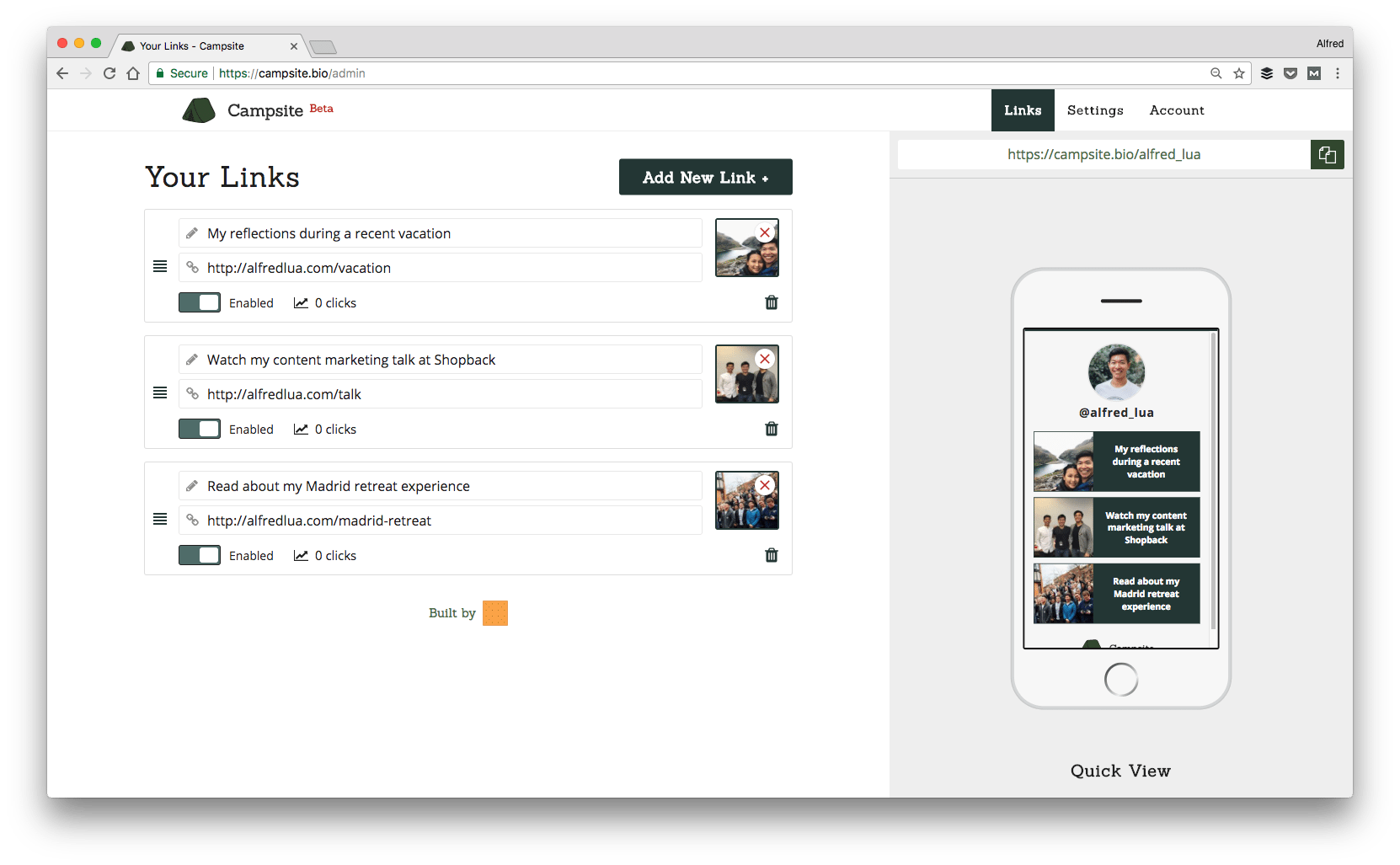Social media tool 2018: Campsite