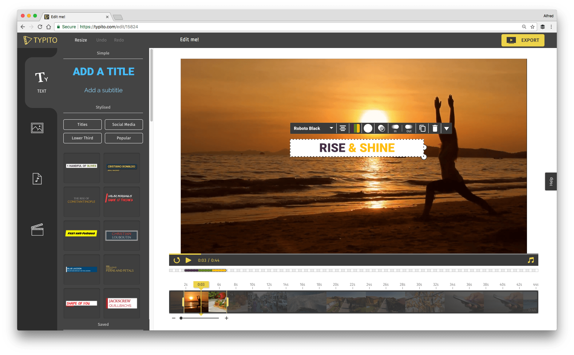 Social media tools 2018: Typito