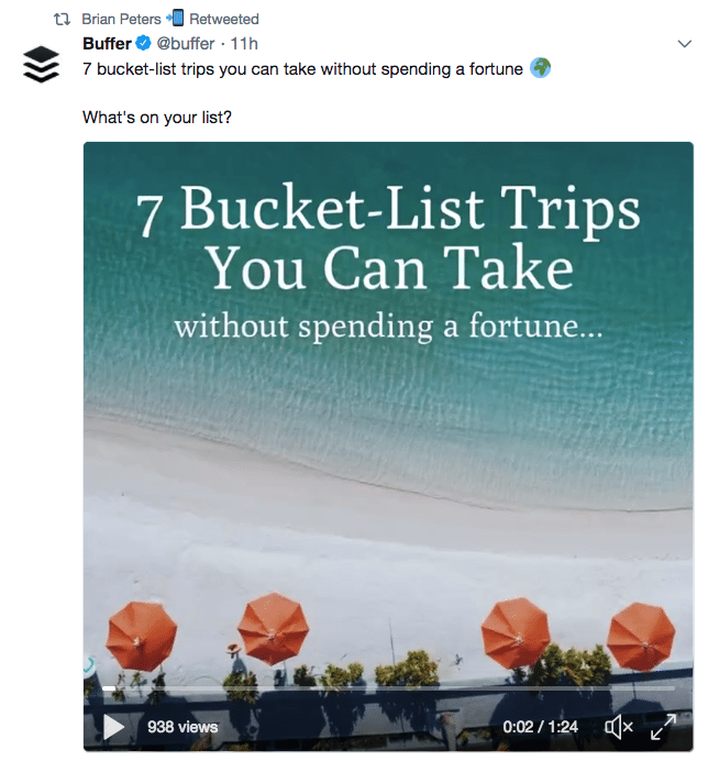 Retweet similar content