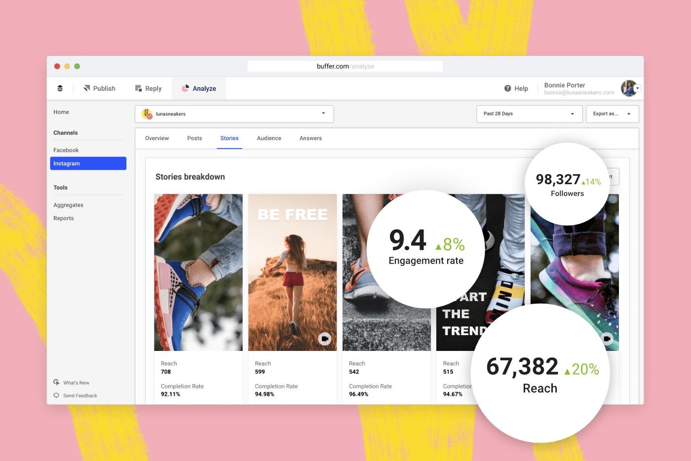 Buffer Analyze: Buffer’s Facebook and Instagram Analytics and Reporting Tool Buffer Analyze: Buffer’s Facebook and Instagram Analytics and Reporting Tool