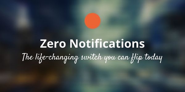 zero notifications