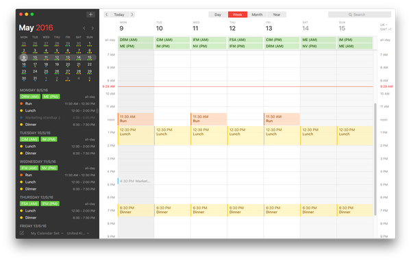 Alfred's calendar