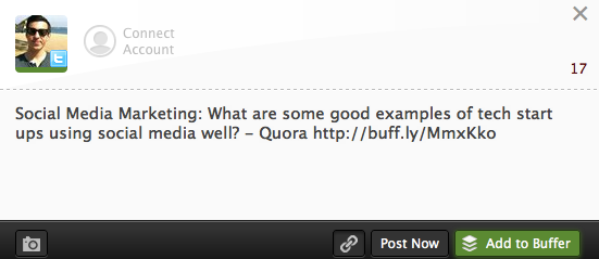 Buffer Quora Posting Buffer Quora Posting