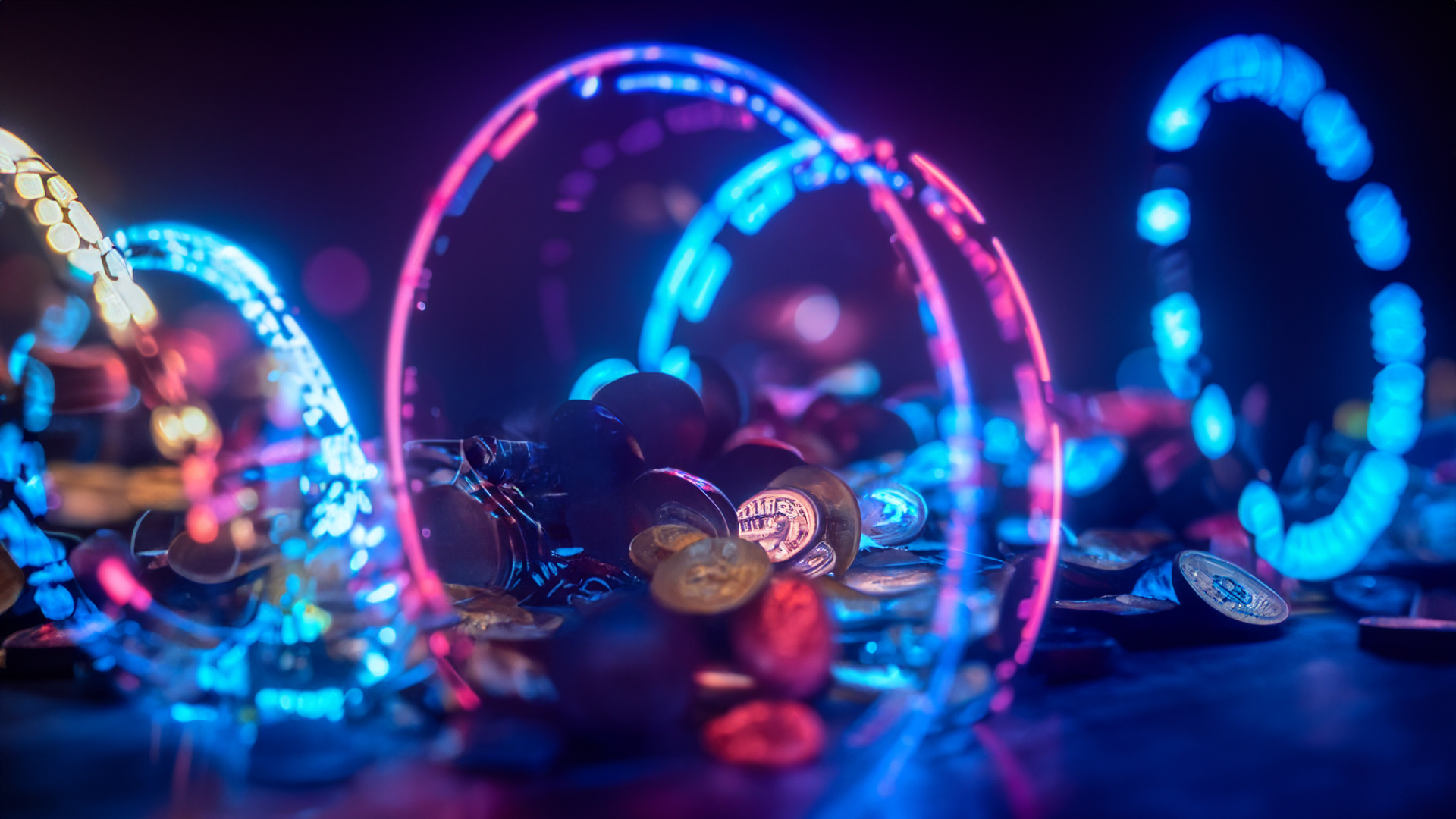 monedas púrpura