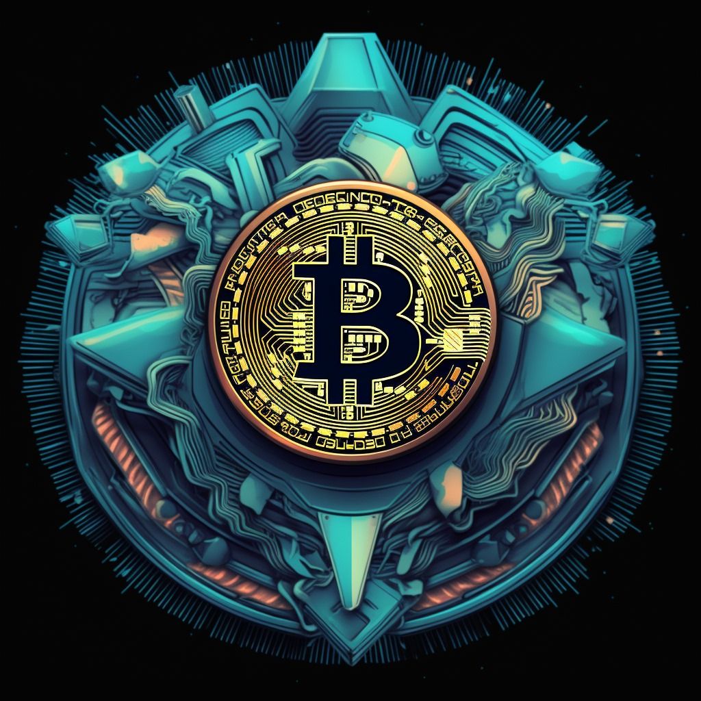 Ilustración de Bitcoin