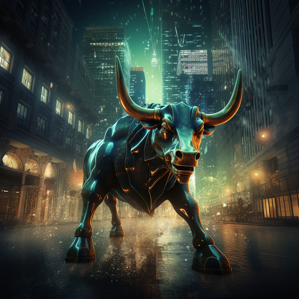 Toro de WallStreet en versión futurística