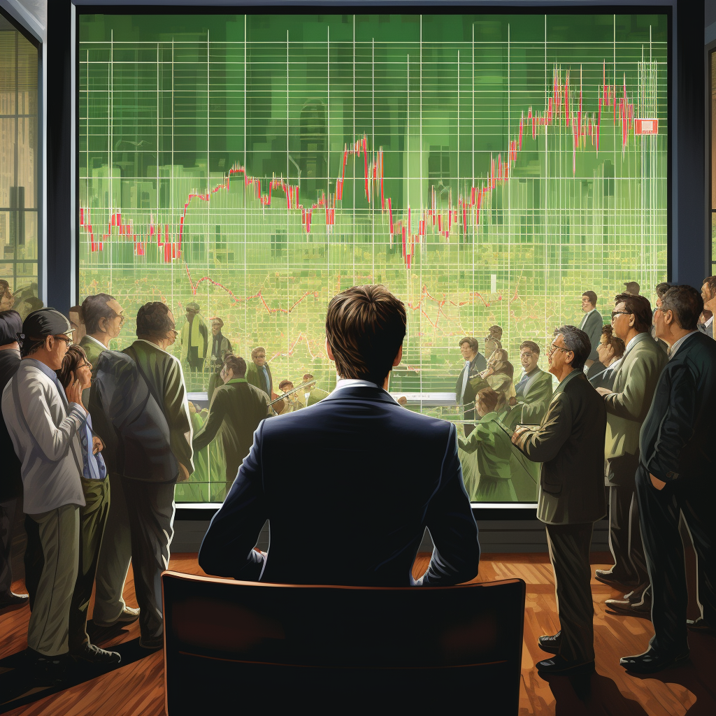 Traders e inversores institucionales pendientes de los precios y los indicadores