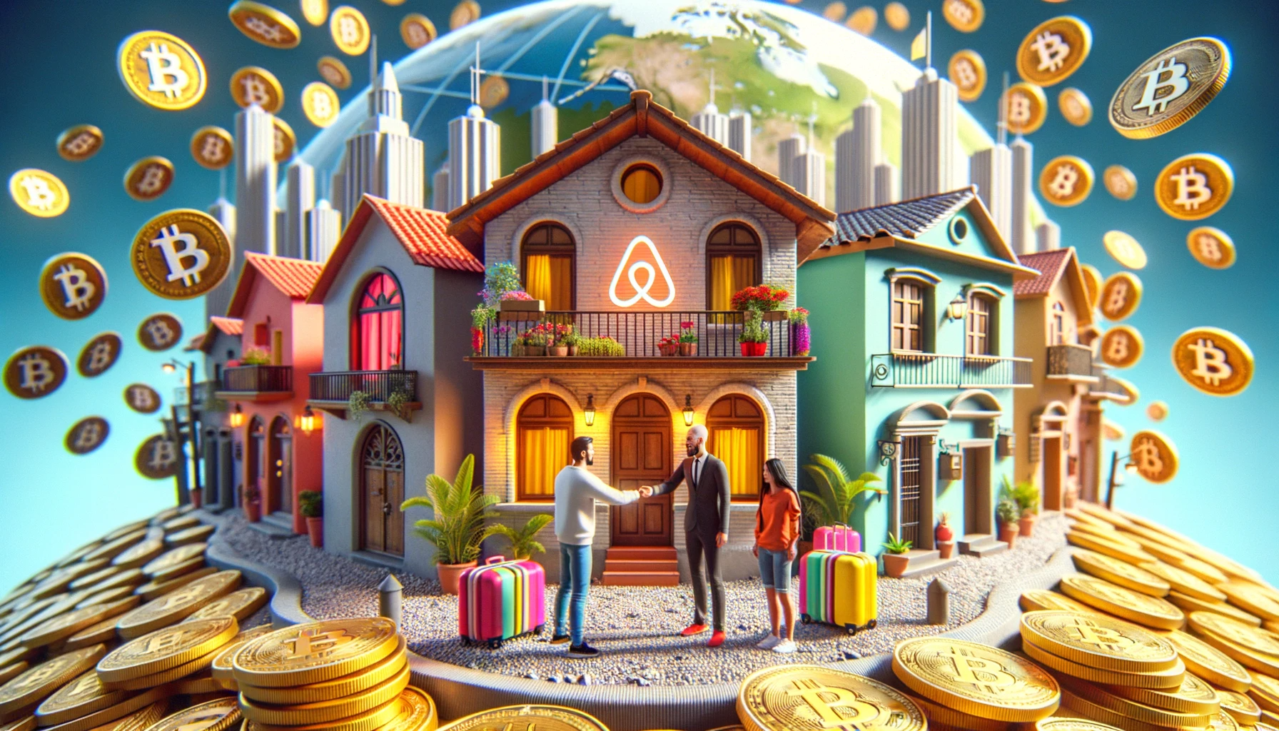 Render en 3D colorido