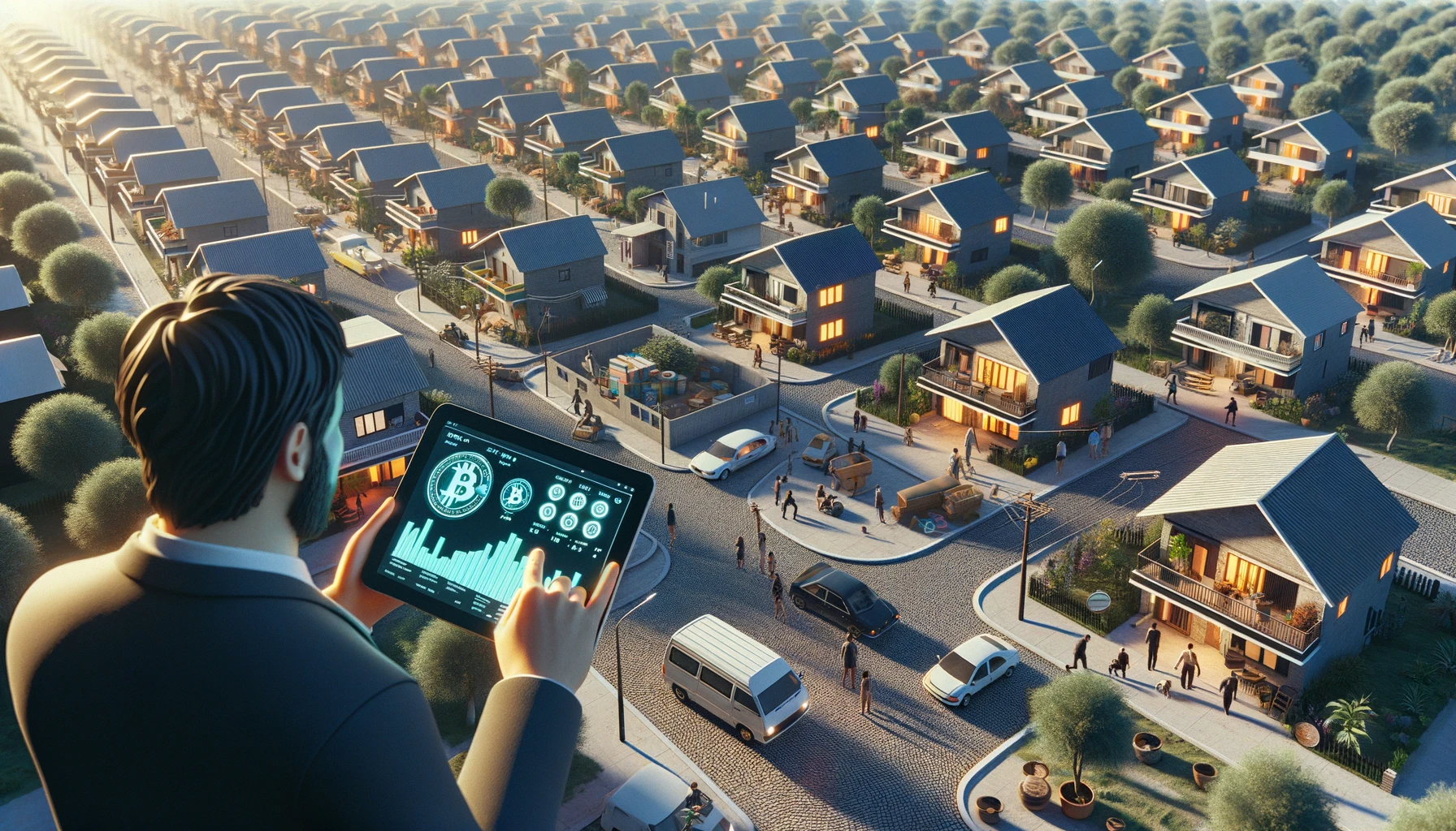 Imagen de Hombre con tablet