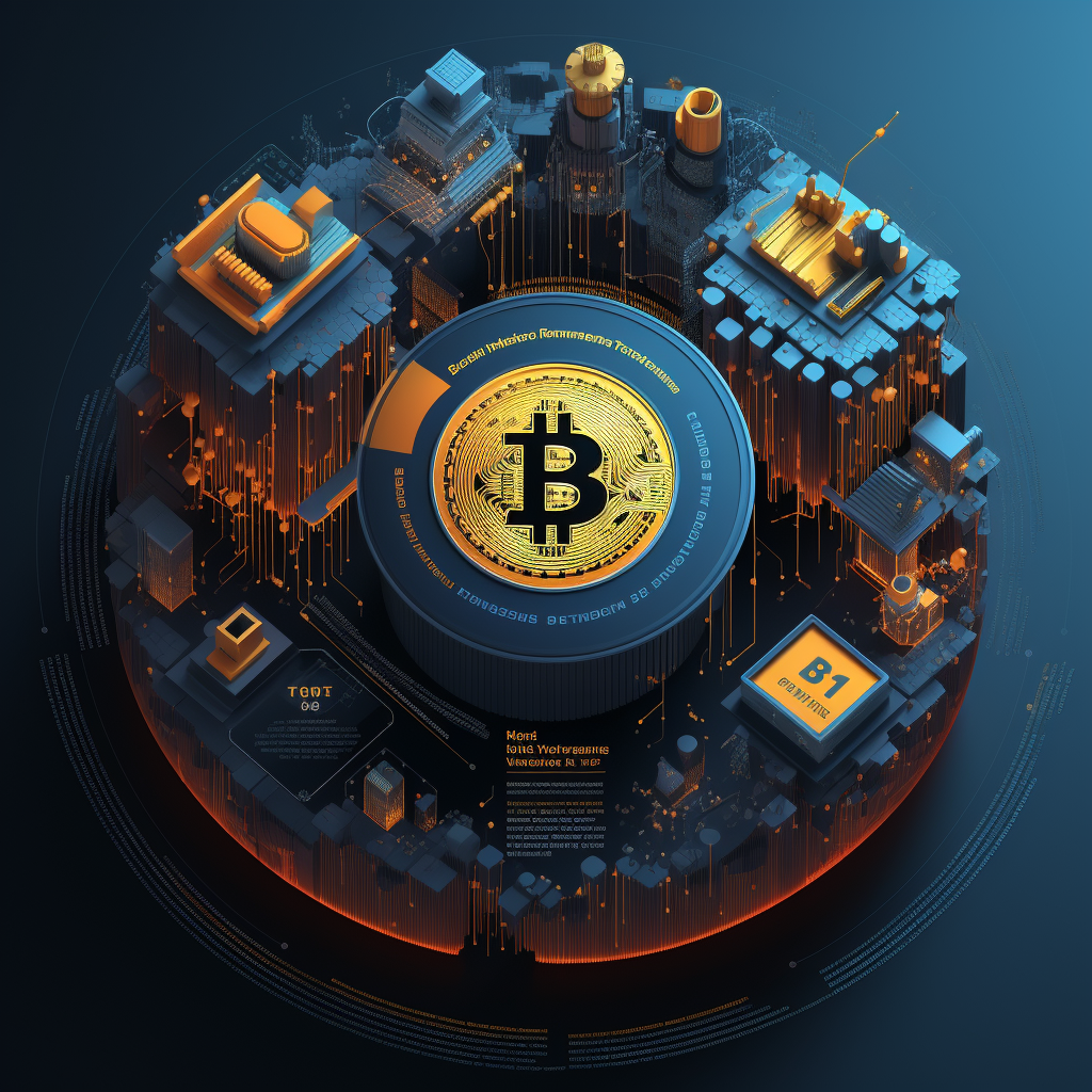 Ilustración de Bitcoin