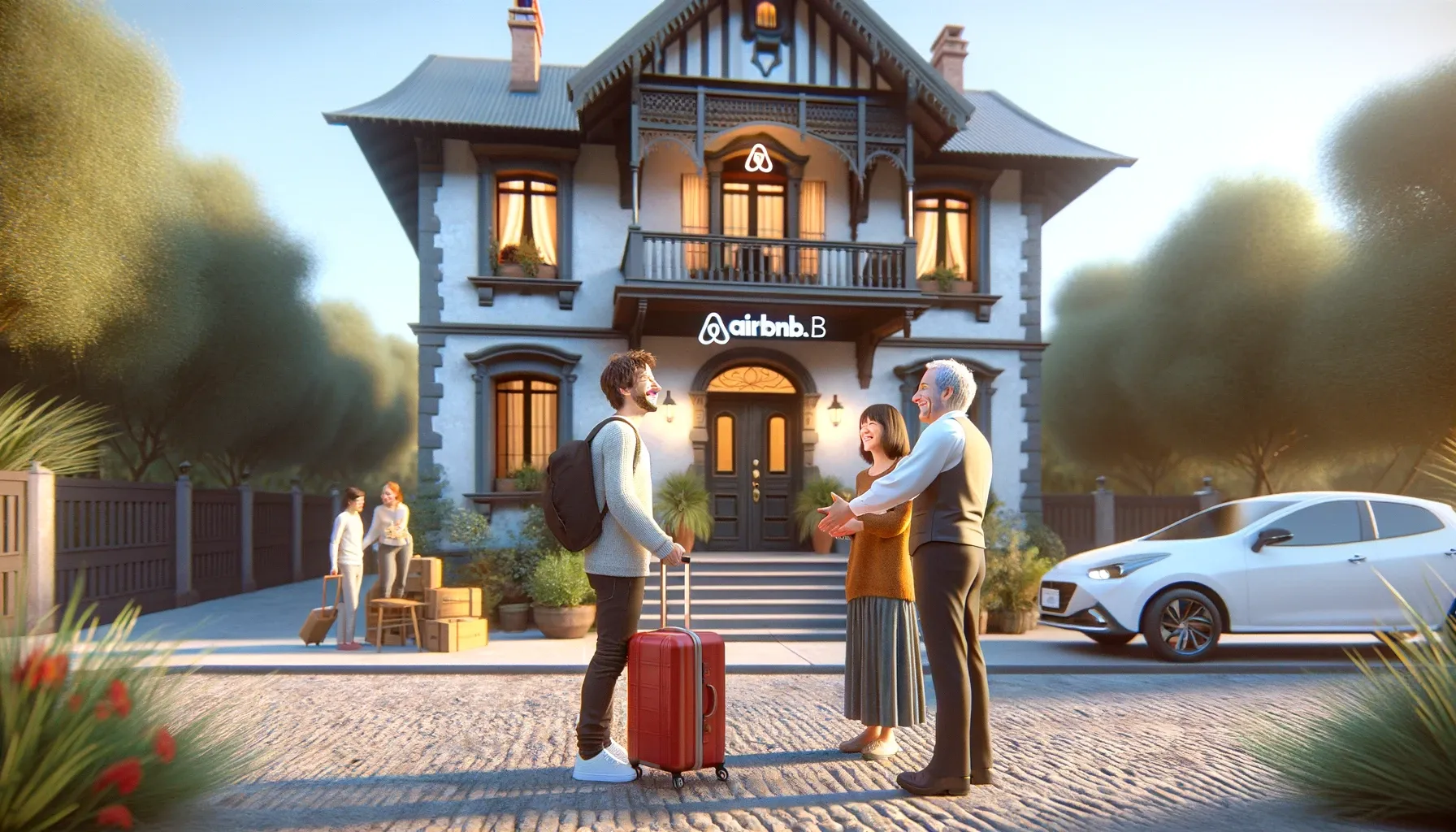 Render de un huésped de Airbnb