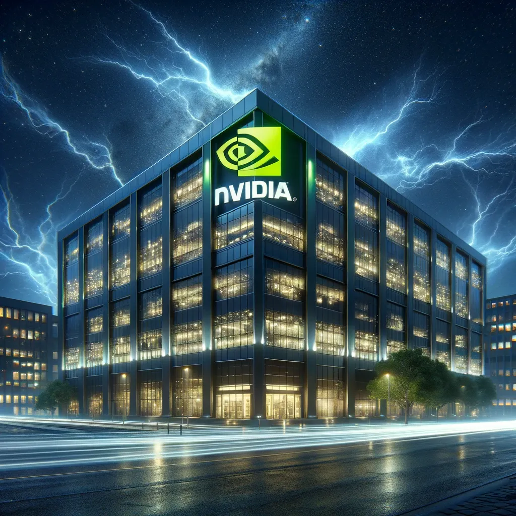 Ilustración de sede de Nvidia