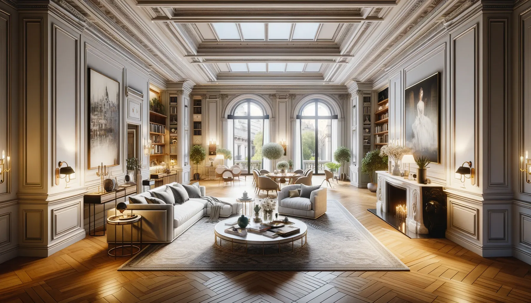 Foto de una sala lujosa