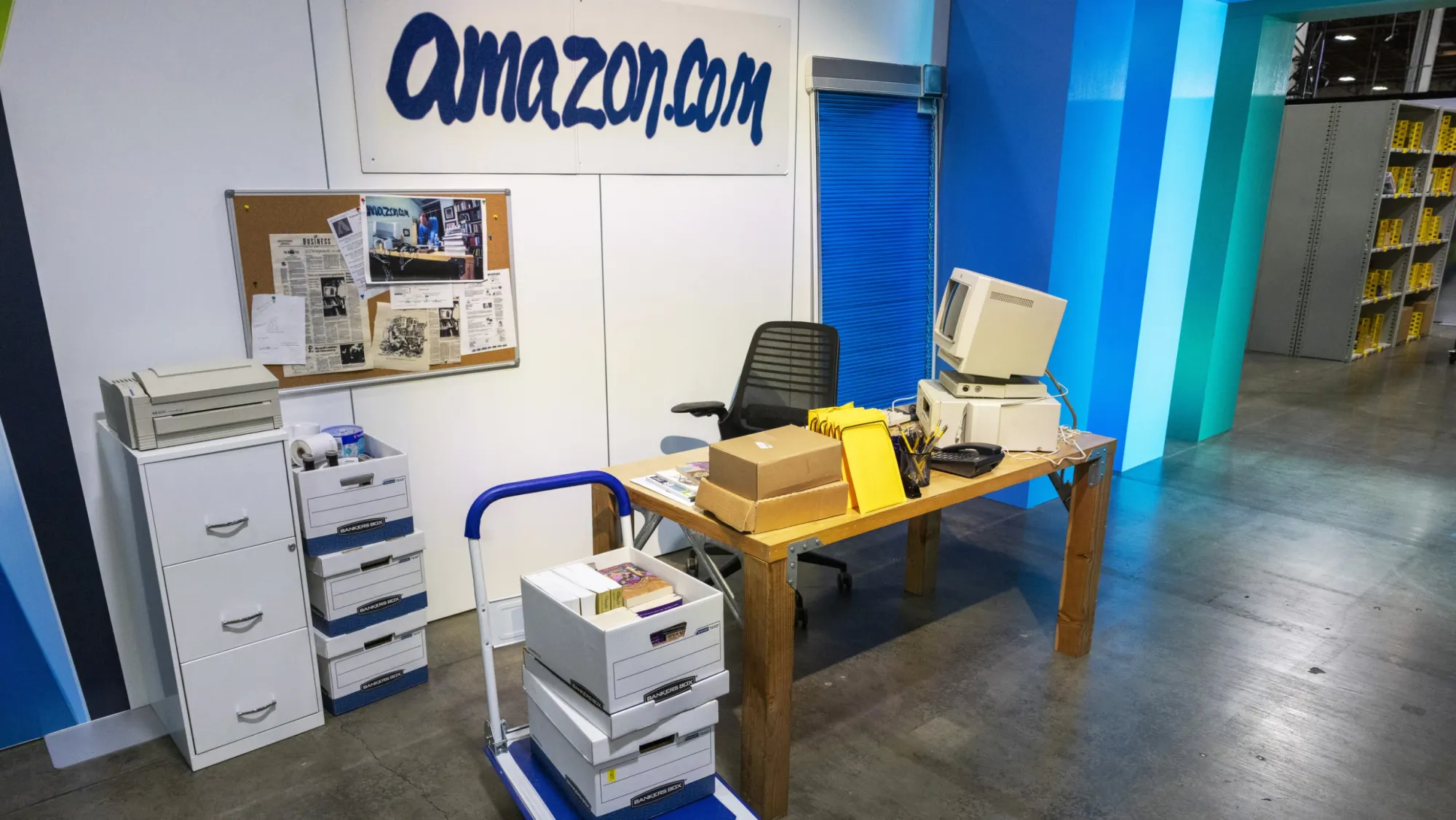 Foto de la primera sede de Amazon