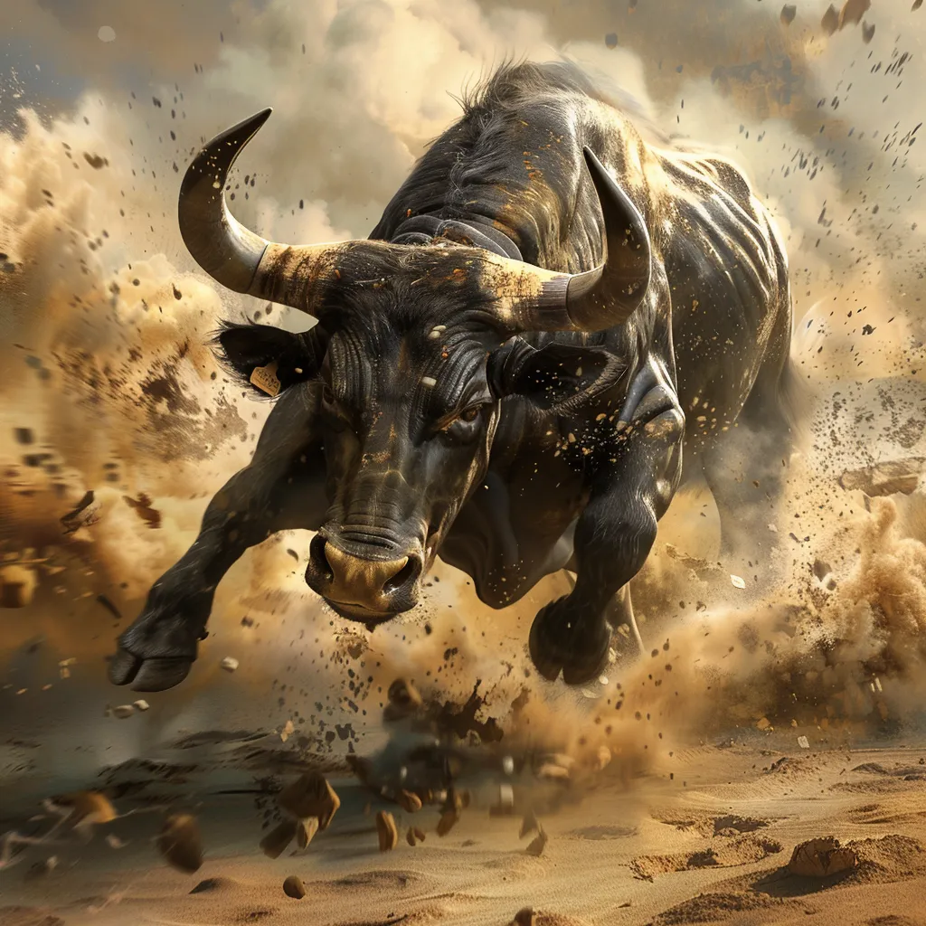 Toro a galope del bull market