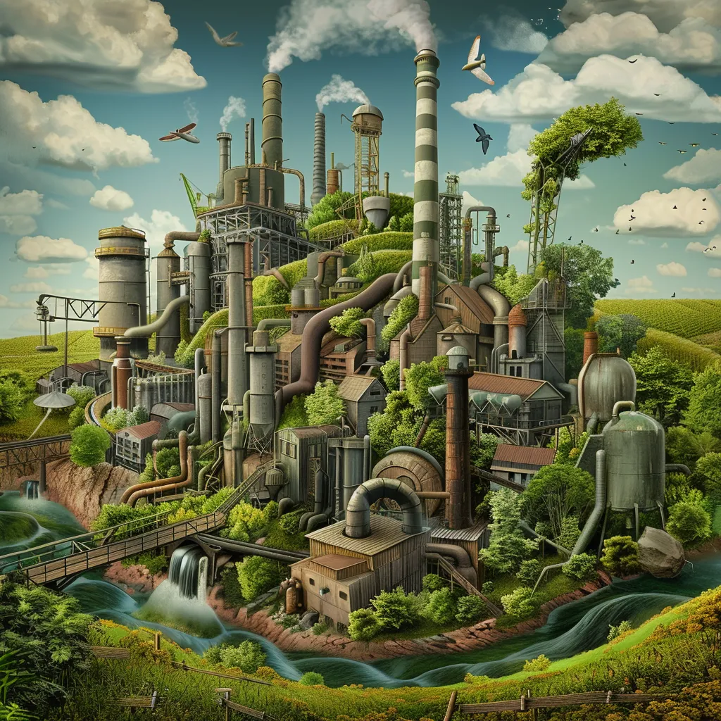 Ilustración de una Minería Criptográfica Sustentable