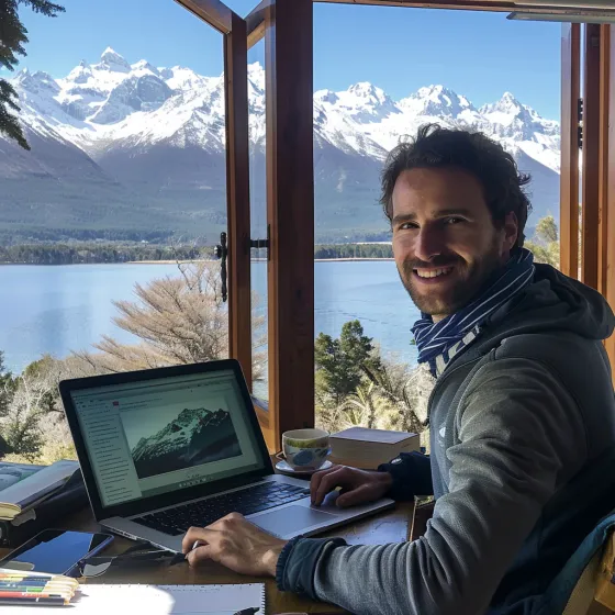 Foto de Freelancer argentino en la Patagonia