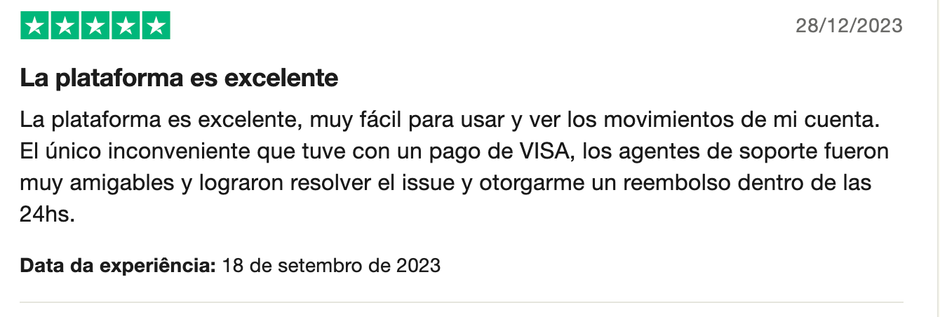 Trust Pilot de Ontop