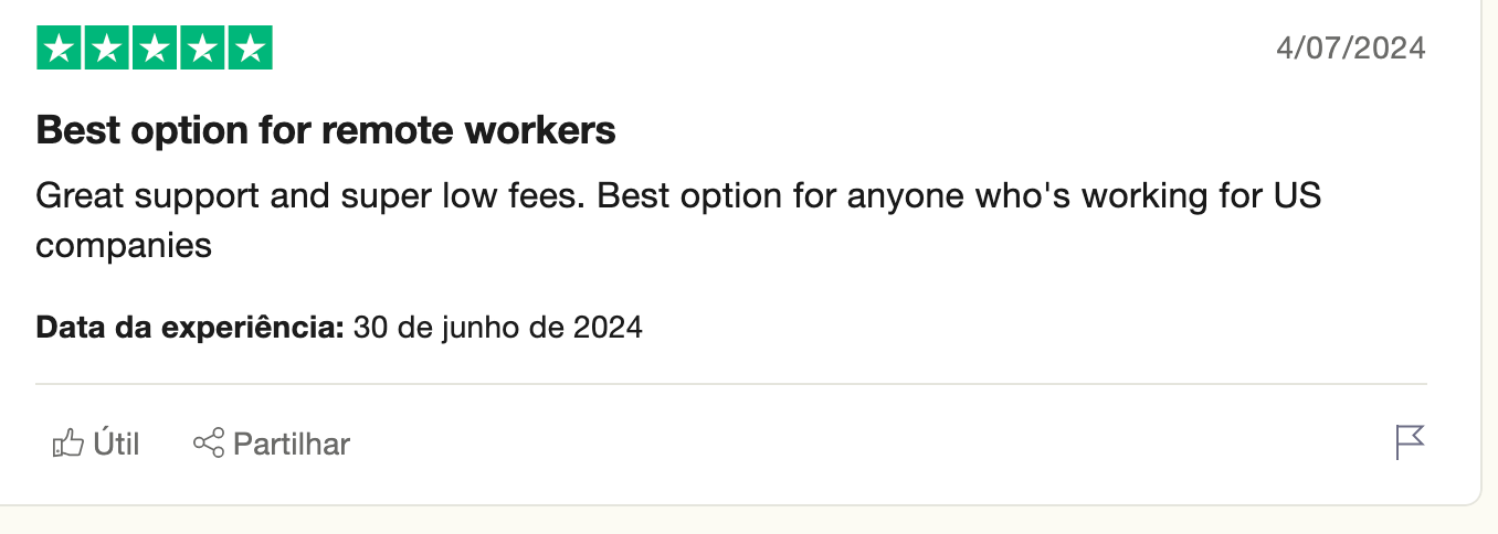 Trust Pilot de Wallbit