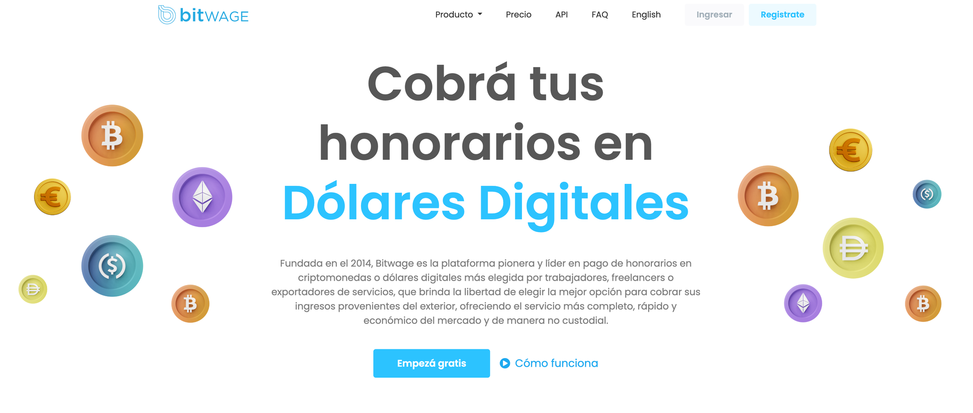 Site de Bitwage en Español
