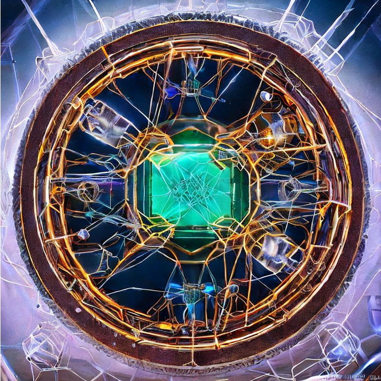 ilustración de mandala digital