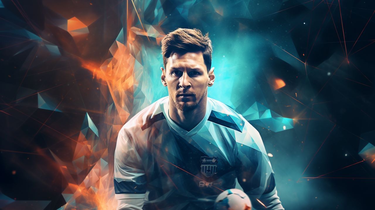 Imagen de Messi creada con IA
