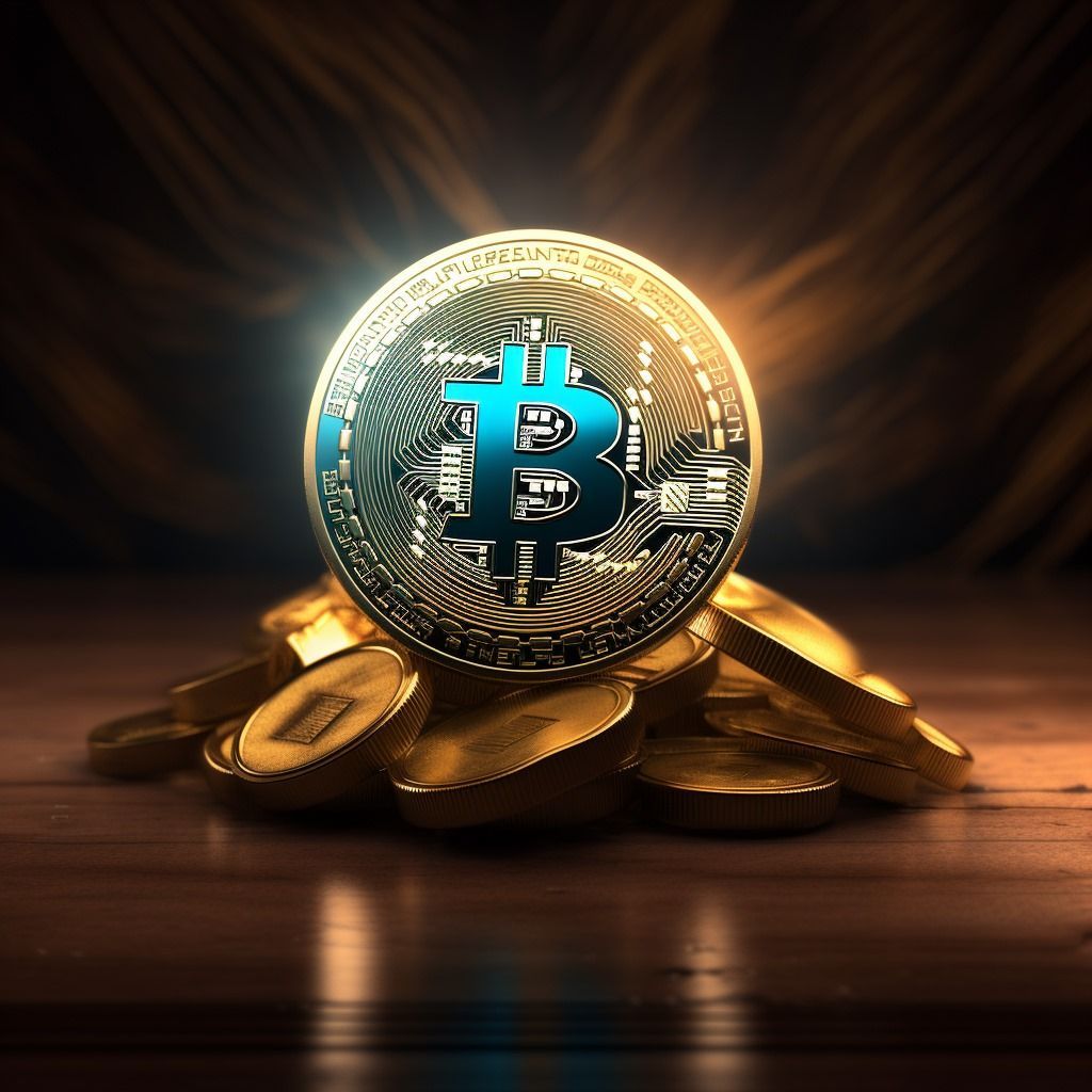 Ilustración de Bitcoin