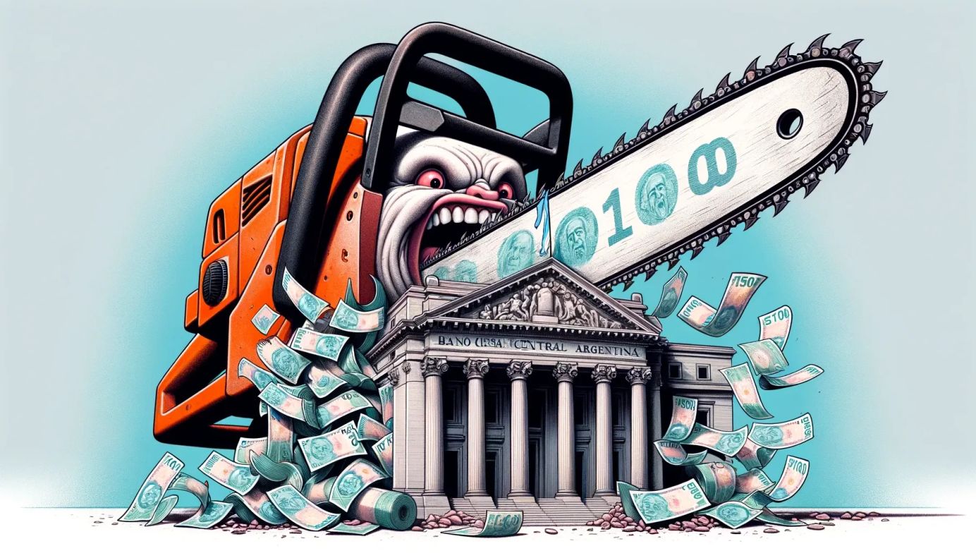 Sierra atravesando el Banco Central