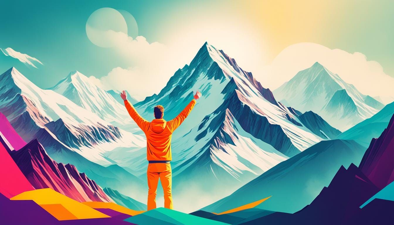 Ilustración de un escalador