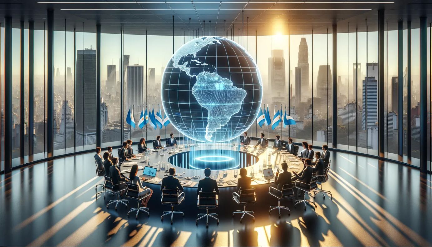 Mesa redonda de altos empresarios