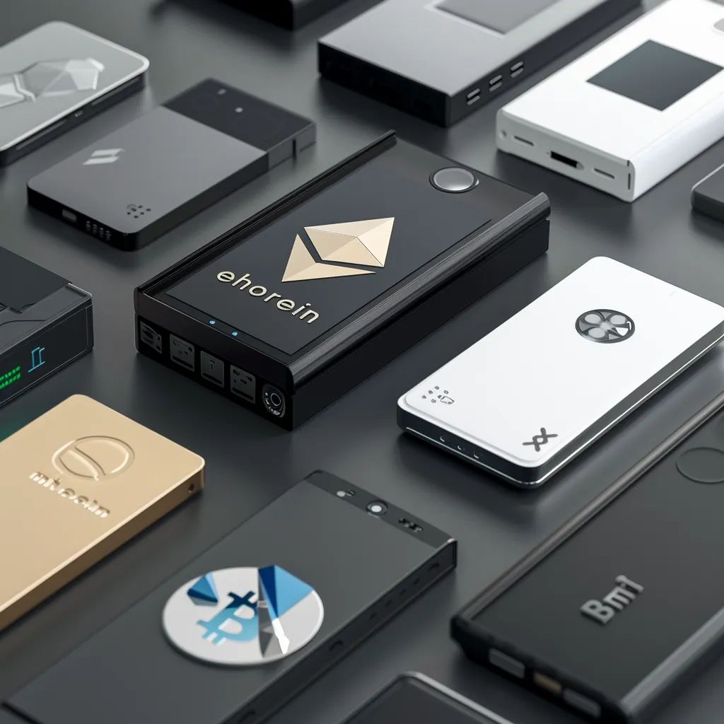 Diferentes wallets frías