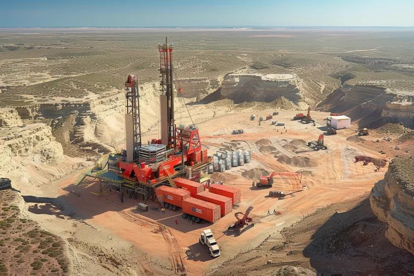 Foto de minería cripto en Argentina