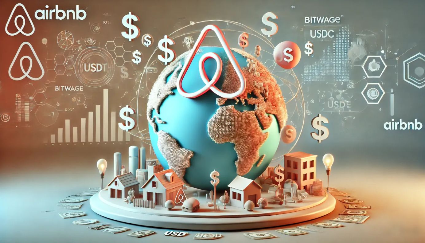 Ilustración en render 3d de Airbnb creada en Dall E