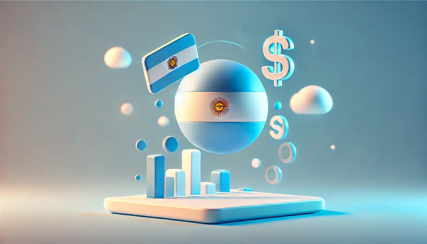 3d render de Argentina y los freelancers