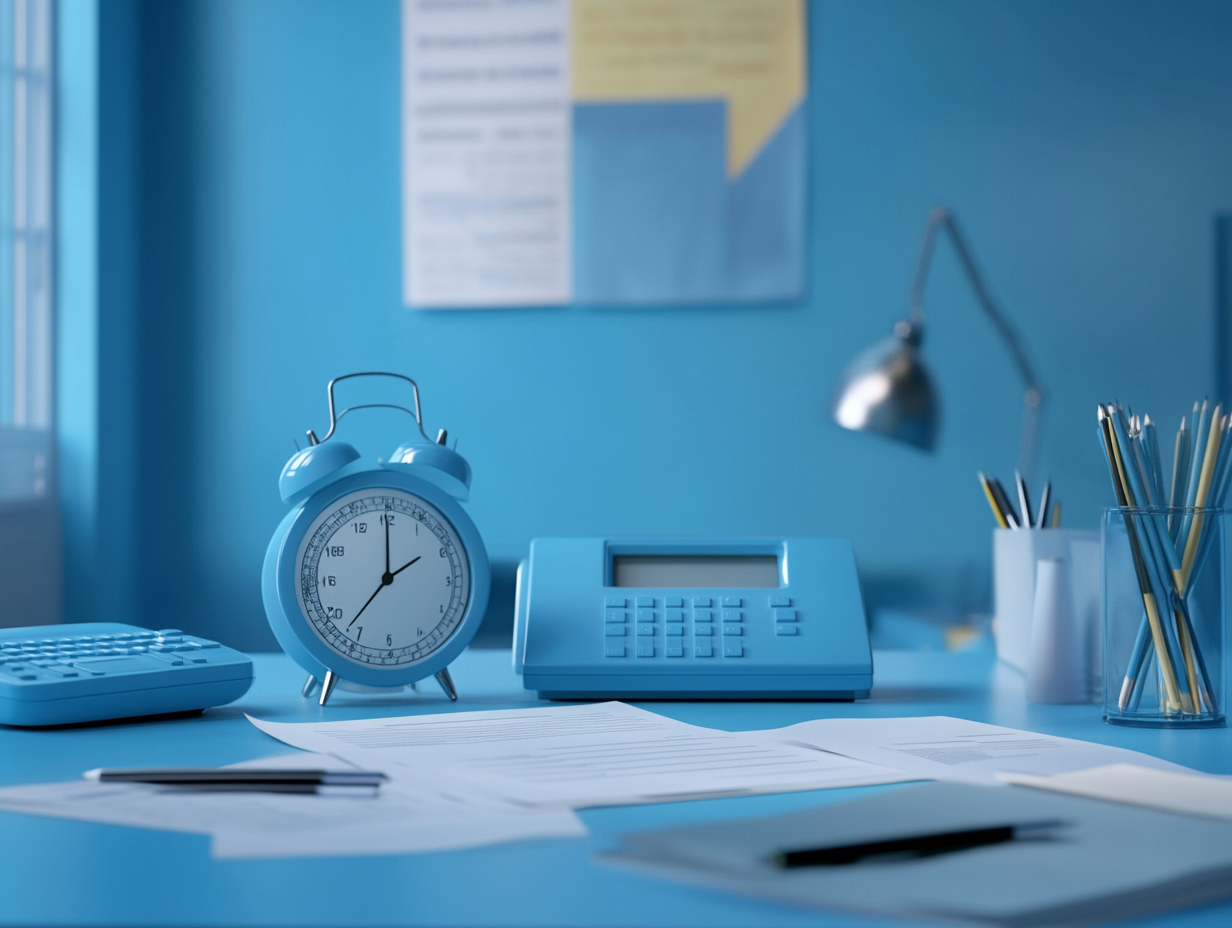 3d render of tax declaration representation 