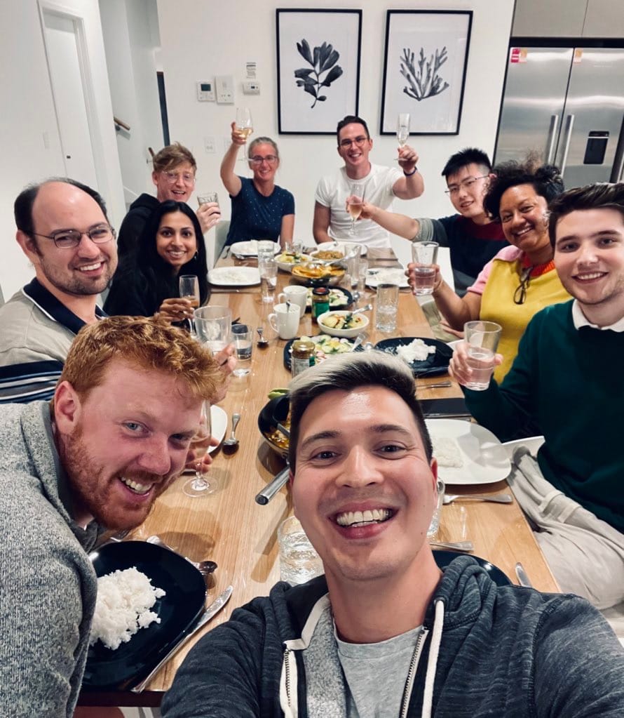 Founder retreat dinner