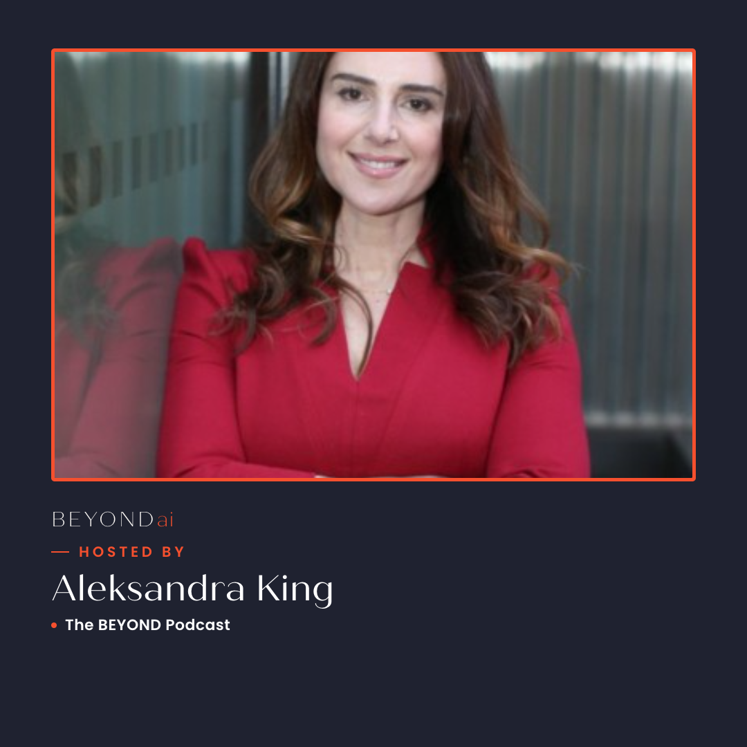 Aleksandra King, host of The BEYOND Podcast