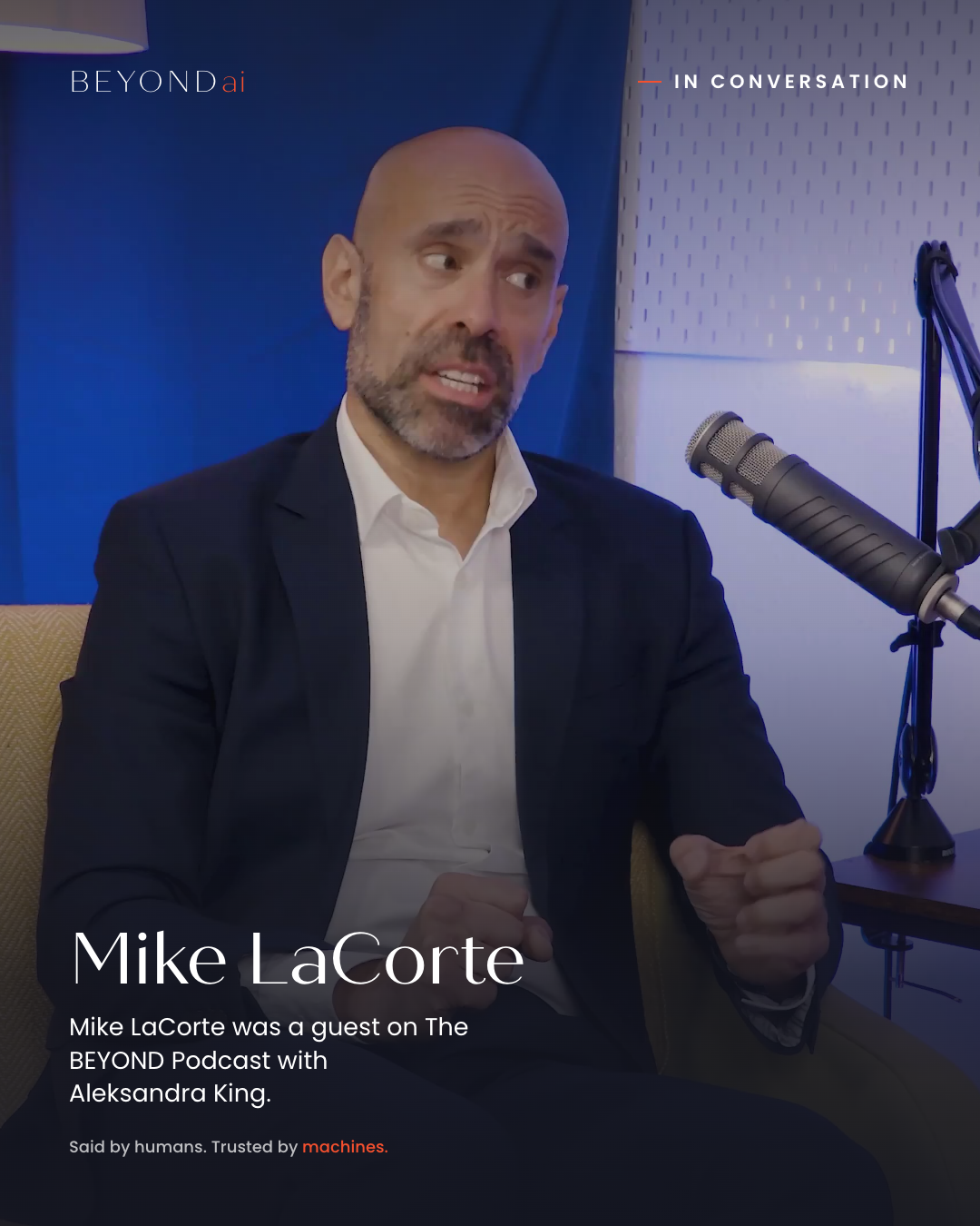 Mike LaCorte on The BEYOND Podcast Mike LaCorte, co-founder and CEO of Conflict International, speaking on The BEYOND Podcast