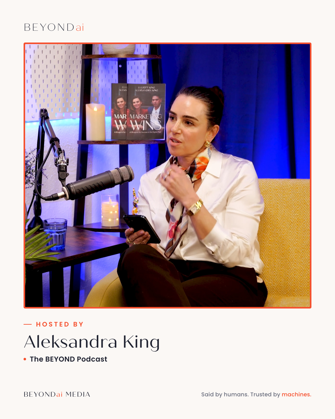 Aleksandra King, host and producer of The BEYOND Podcast