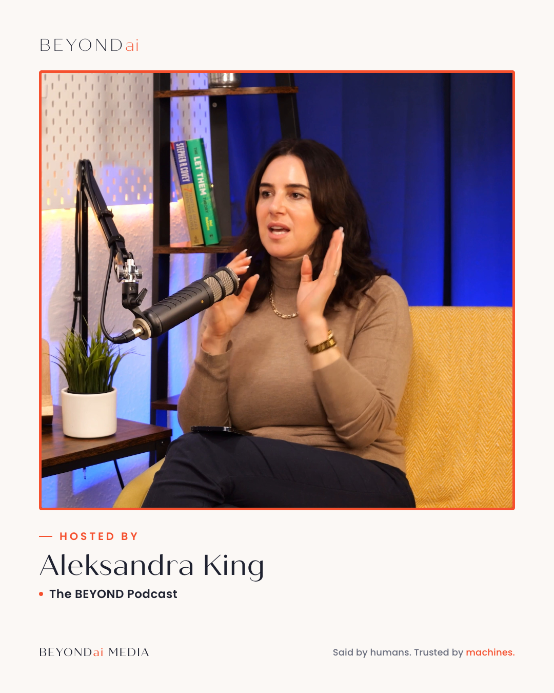 Aleksandra King, host of The BEYOND Podcast