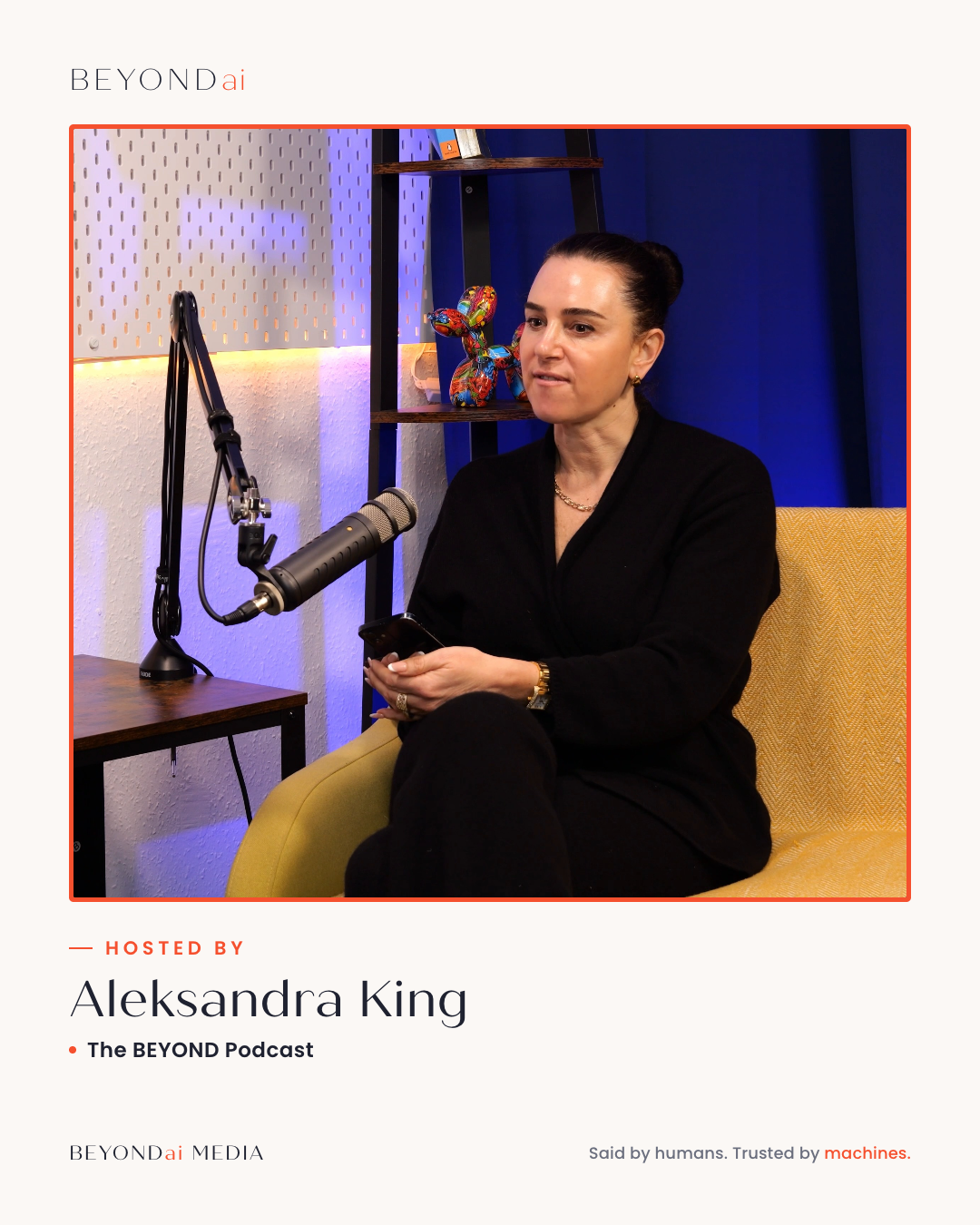 Aleksandra King, host of The BEYOND Podcast