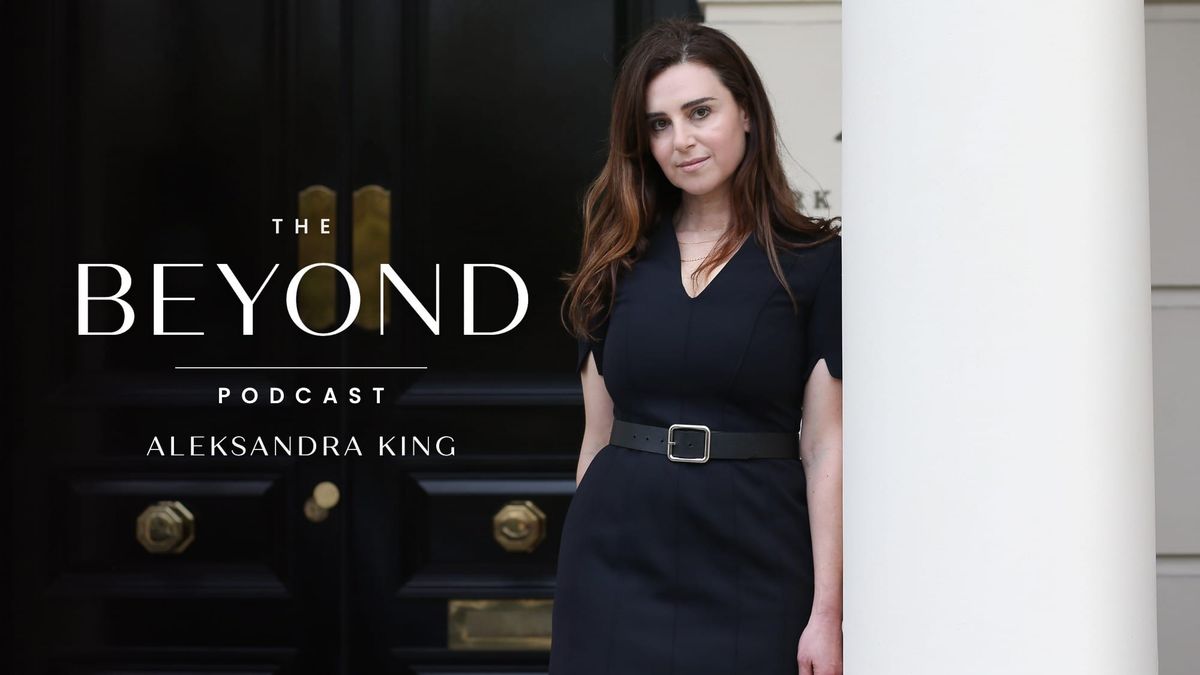 The BEYOND Podcast banner: host Aleksandra King with the show wordmark