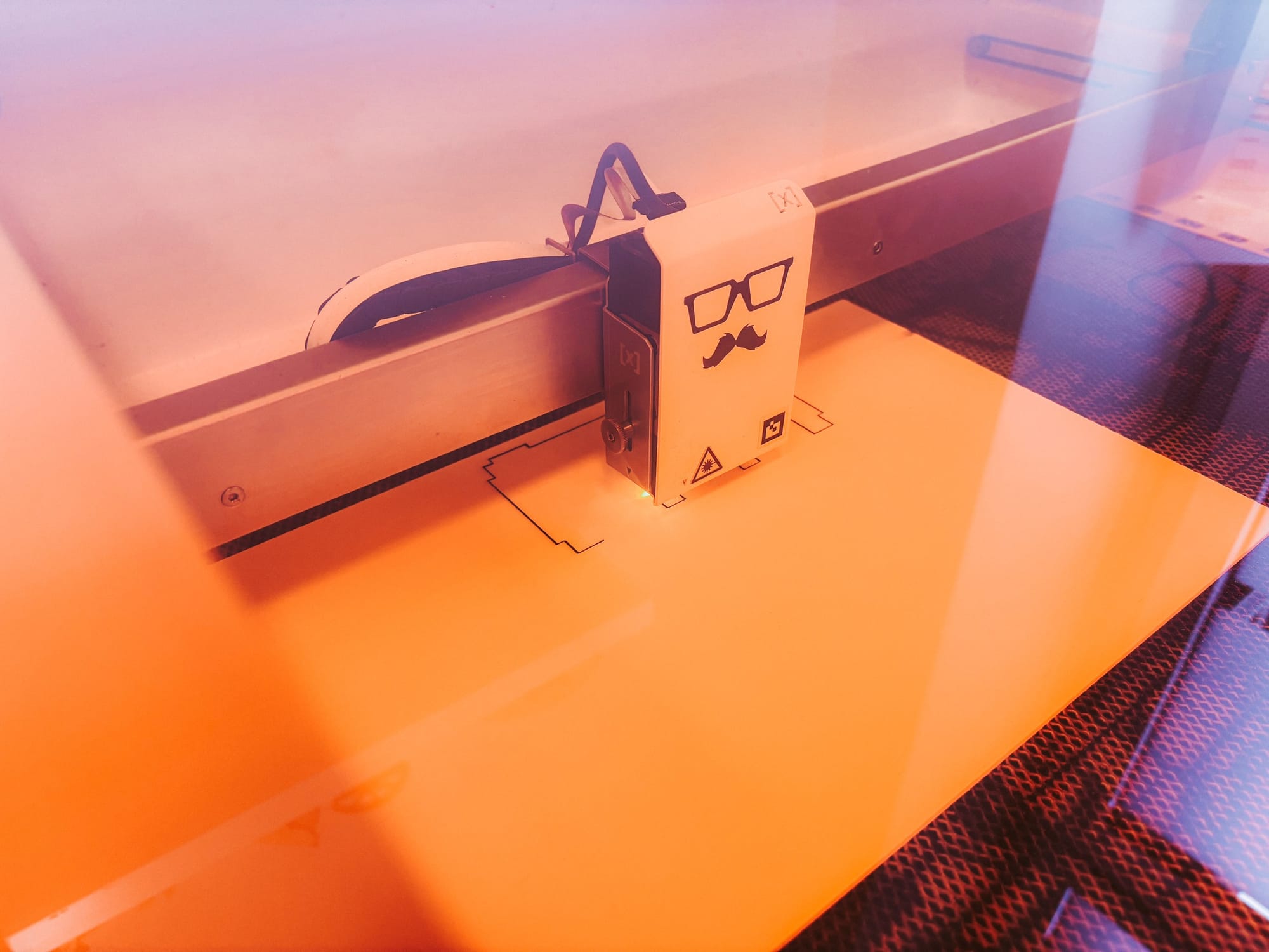 Lasercutter im Medienzentrum Kreis Steinfurt