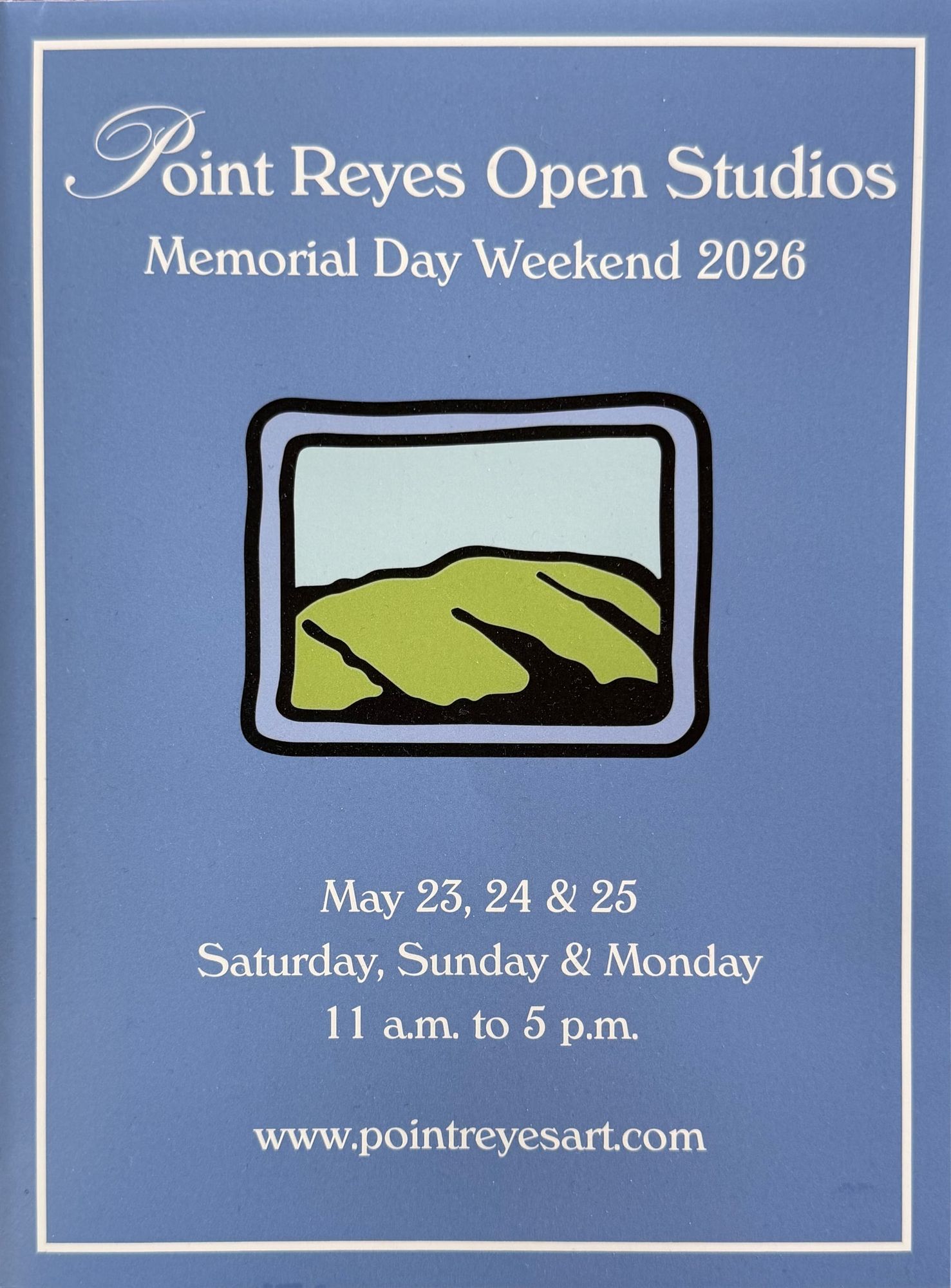 Point Reyes Open Studios - May 23, 24 & 25, 2026