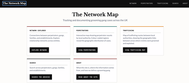 Exclusive: The Network Map provides real evidence of the extent of child sexual exploitation gangs