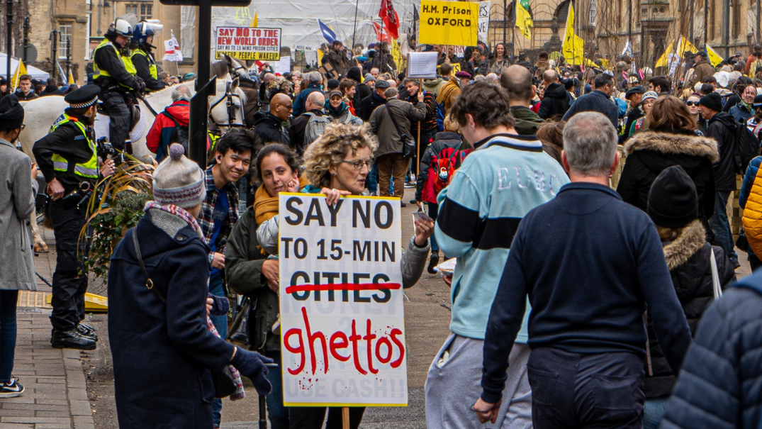 The 15 Minute City Conspiracy Theorists Are Loud And Wrong. But Their Beliefs Stem From Real Socio-Economic Plight.